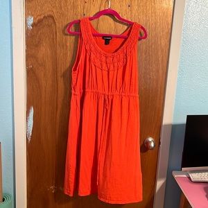 Women’s orange dress